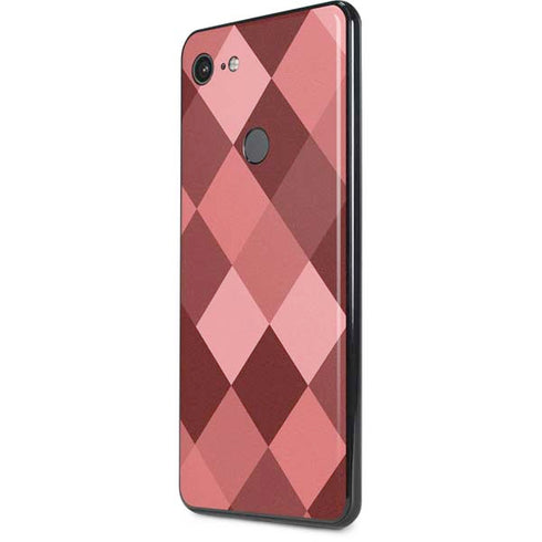 Autumn Red Geometric Google Pixel 3 XL Skin